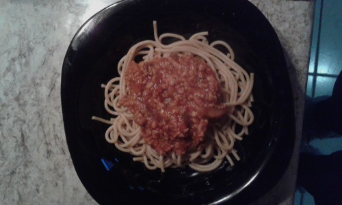 Vegán spagetti